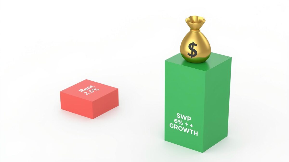 SWP vs rental income India