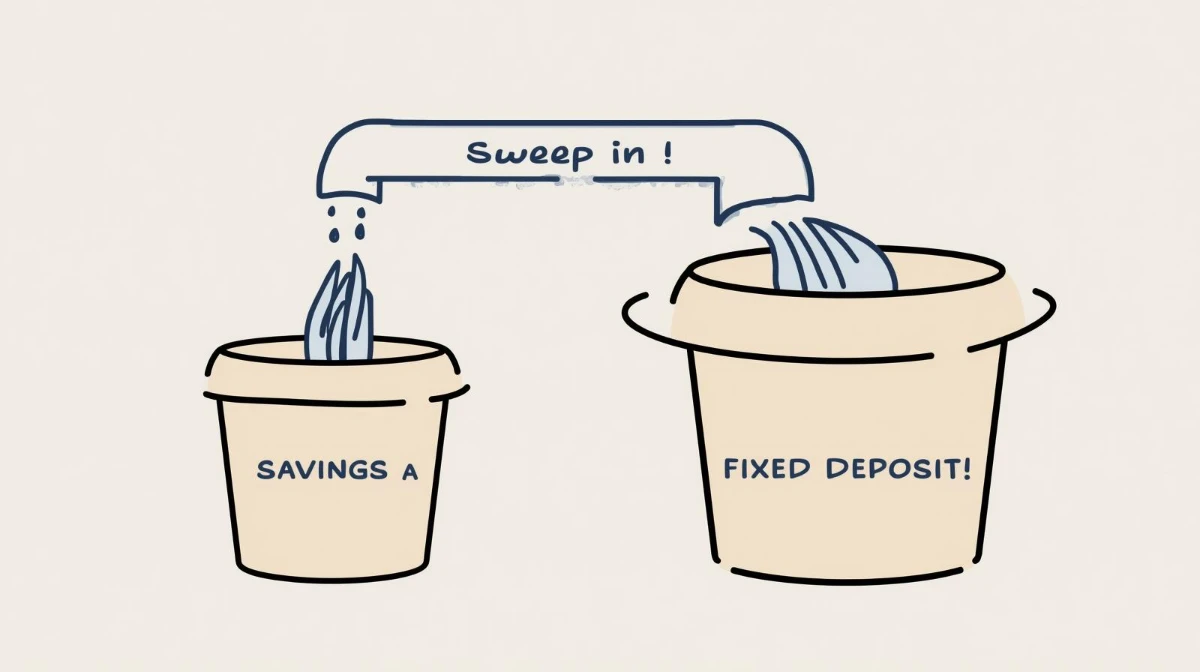 The Hidden "Auto-Sweep" Facility: How to Earn FD Interest on Your Lazy Savings Account